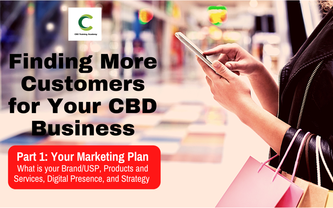 Finding More Customers for Your CBD Business Part 1: Your Marketing Plan